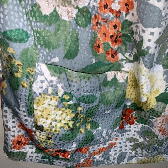 Anthropologie HD In Paris Bloomfield Floral Tee Blouse with Pockets Size S - Picture 3 of 7